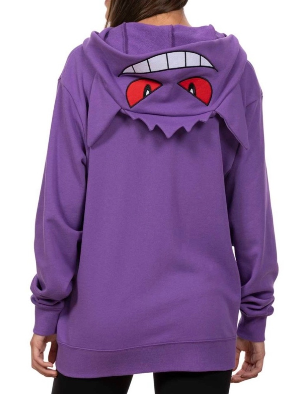 Gengar Purple Pokémon Zip Up Hoodie Official Pokémon Merch